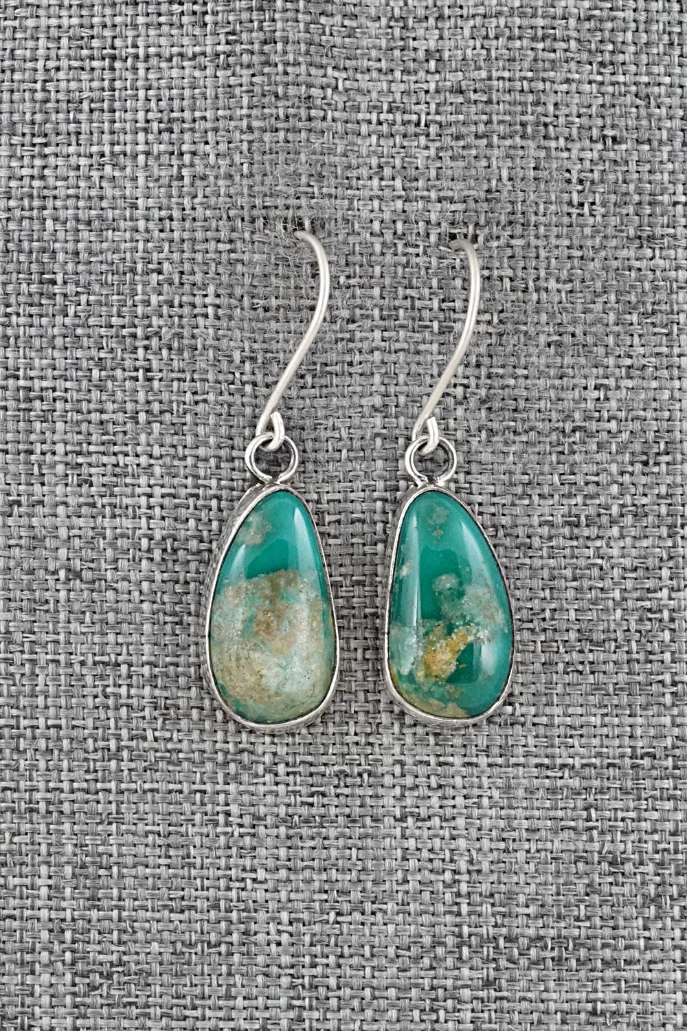 Turquoise & Sterling Silver Earrings - Rosemary Saunders