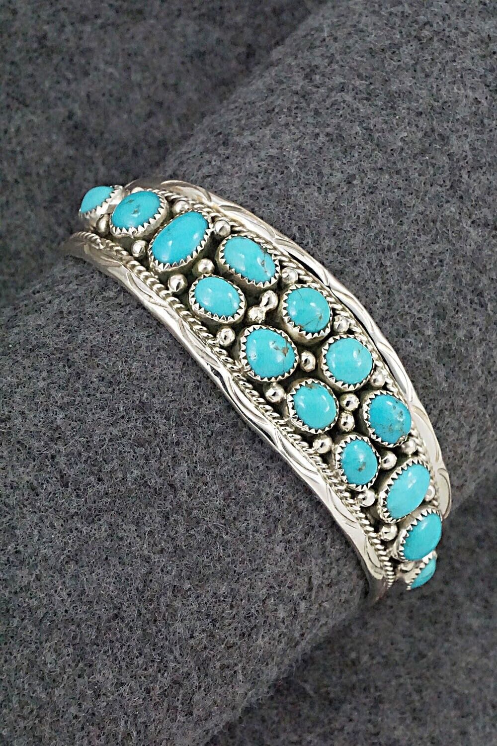 Turquoise & Sterling Silver Bracelet - Anita Whitegoat