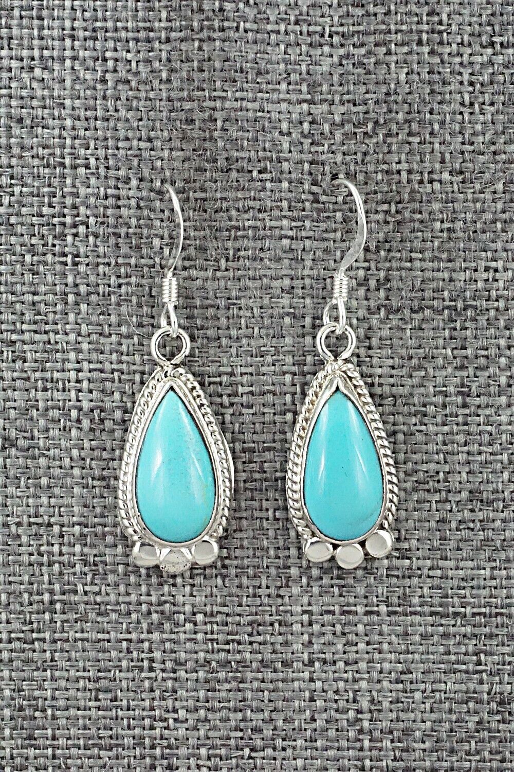 Turquoise and Sterling Silver Earrings - Sharon McCarthy