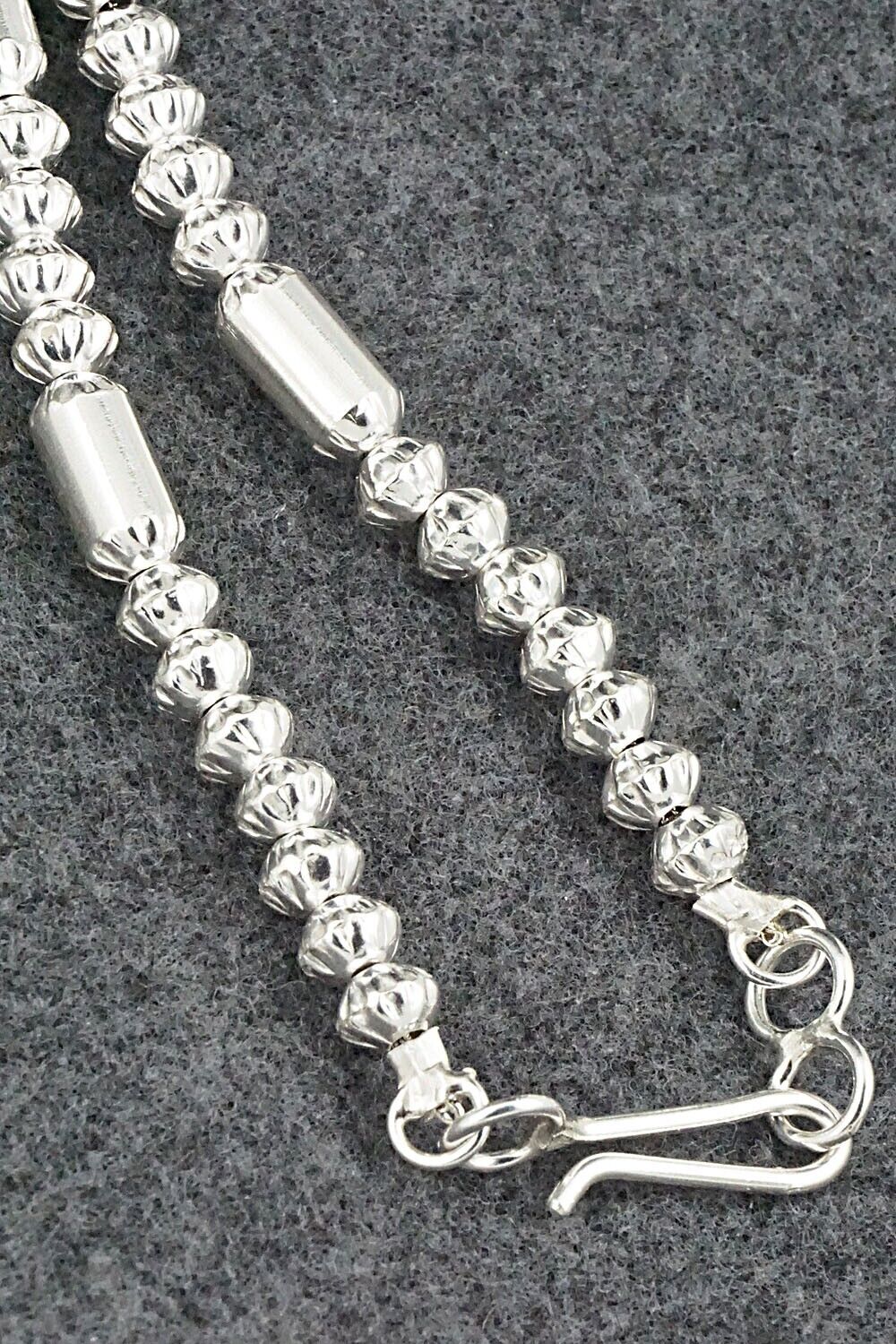 Sterling Silver Navajo Pearl Necklace 18" - Tashina Haley