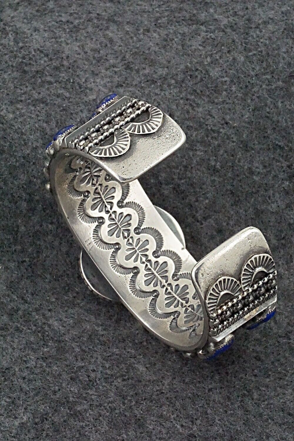 Lapis & Sterling Silver Bracelet - Myron Etsitty