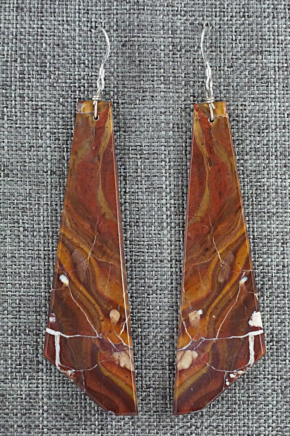 Wild Horse & Sterling Silver Earrings - Francis Garcia