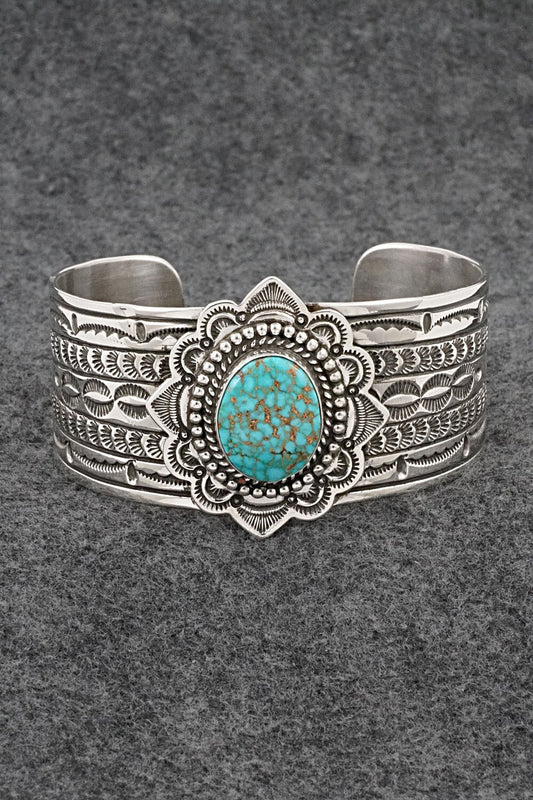 Turquoise & Sterling Silver Bracelet - Eula Wylie