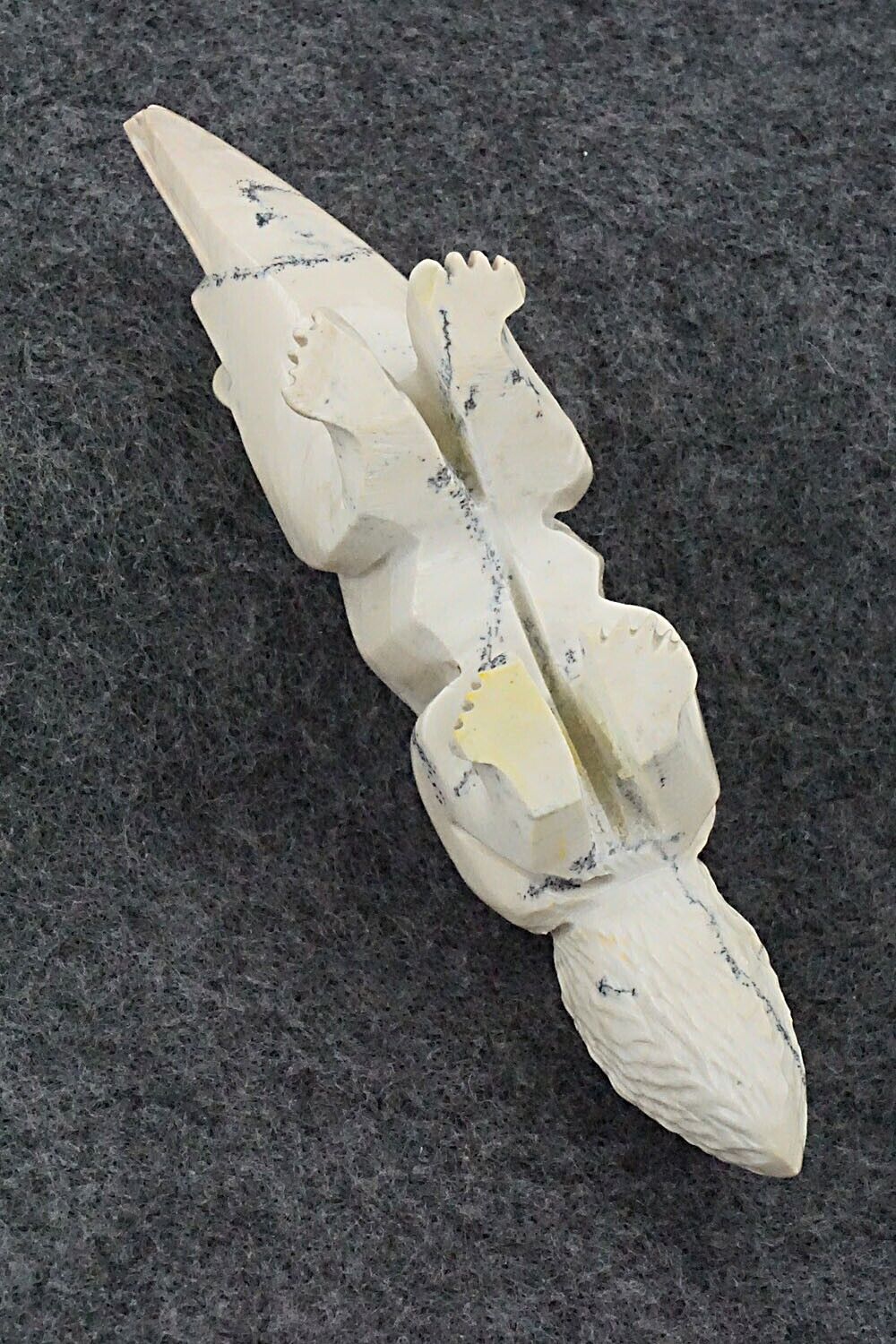Wolf Zuni Fetish Carving - Tony Mackel