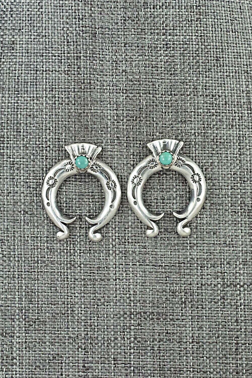 Turquoise & Sterling Silver Earrings - Paige Gordon