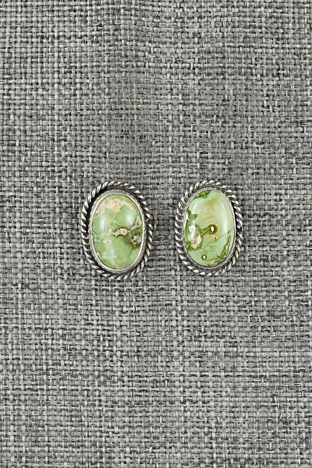 Turquoise & Sterling Silver Earrings - Rosemary Saunders