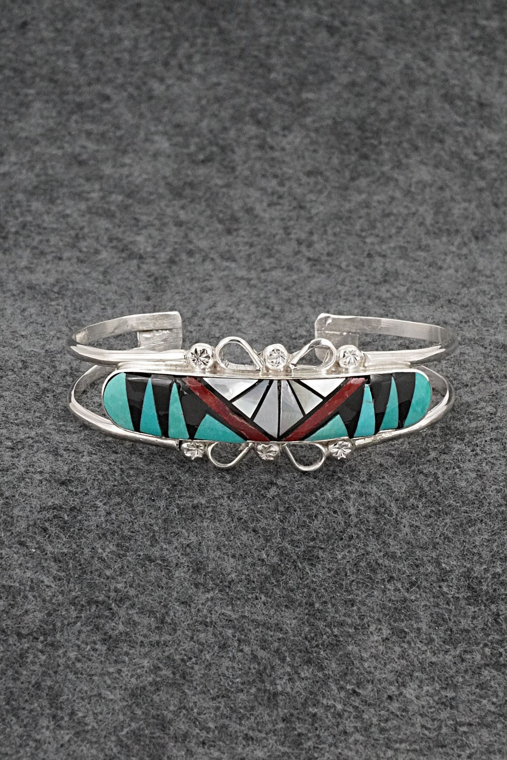 Multi-Stone & Sterling Silver Bracelet - Ola Eriacho