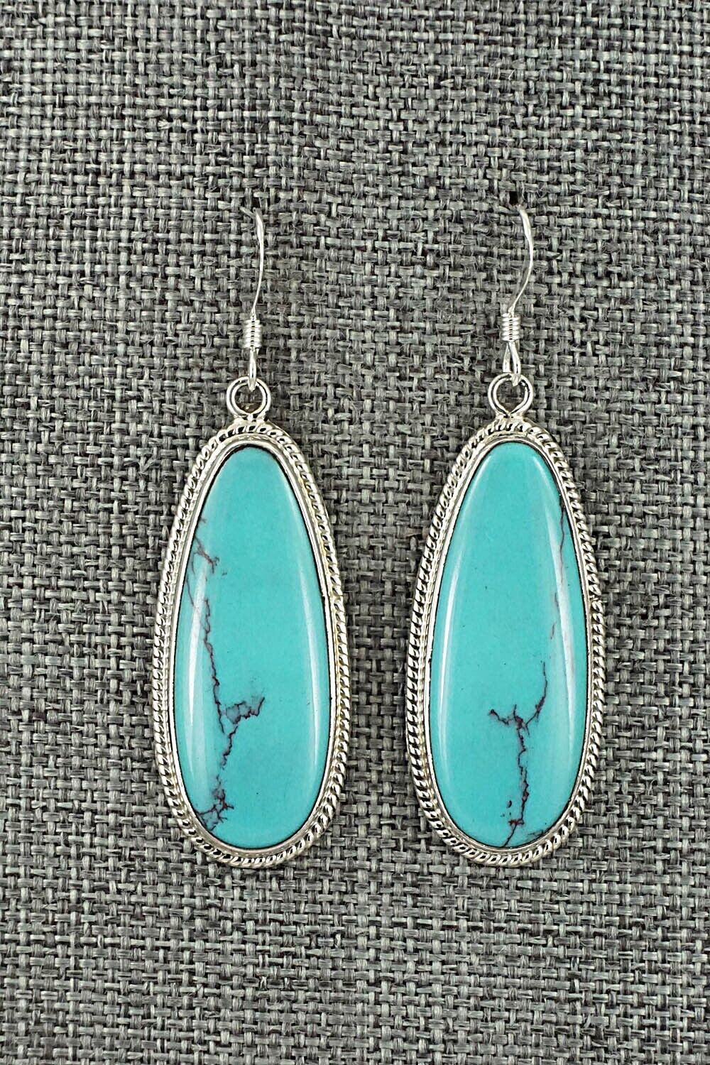 Turquoise & Sterling Silver Earrings - Sharon McCarthy