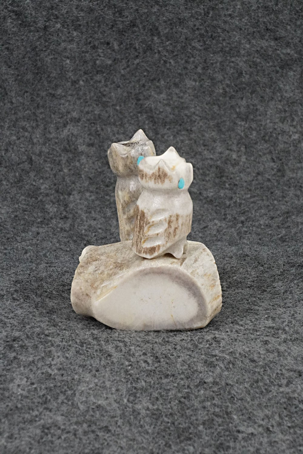 Owls Zuni Fetish Carving - Marvelita Phillips