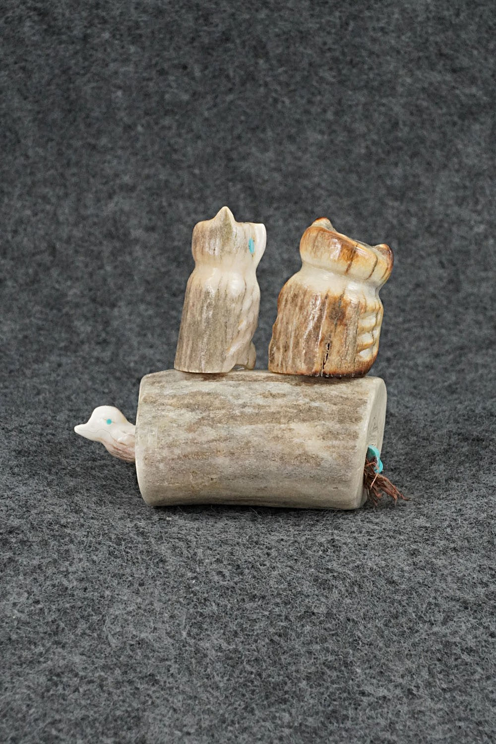 Owls Zuni Fetish Carving - Marvelita Phillips