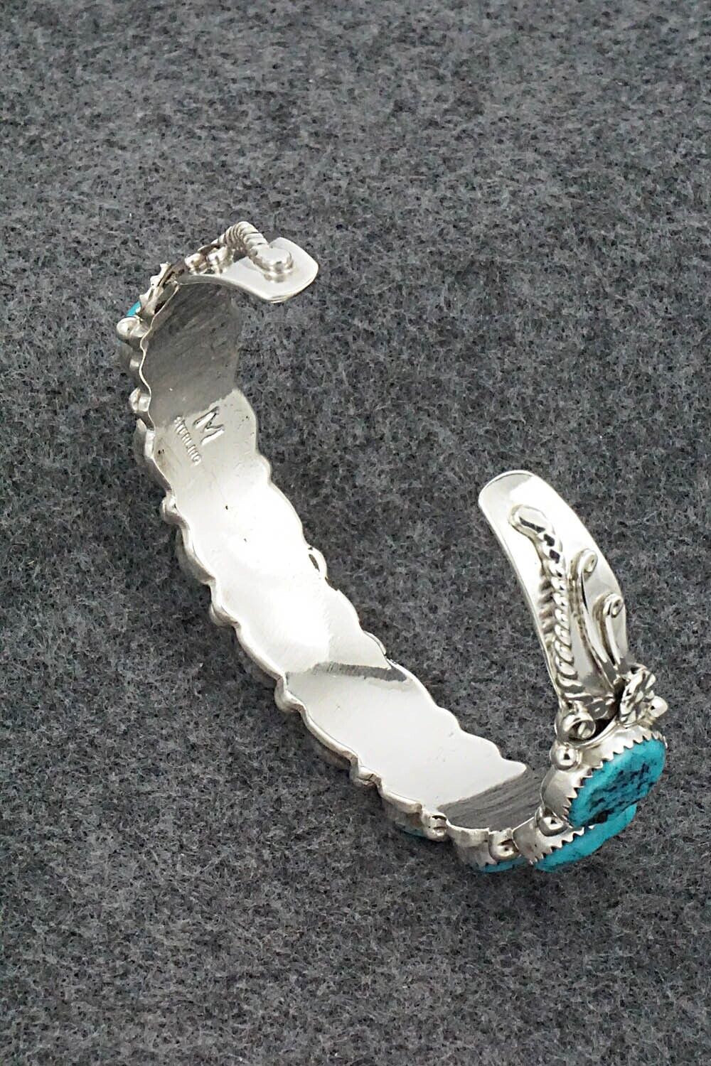 Turquoise & Sterling Silver Bracelet - Martin Muskett