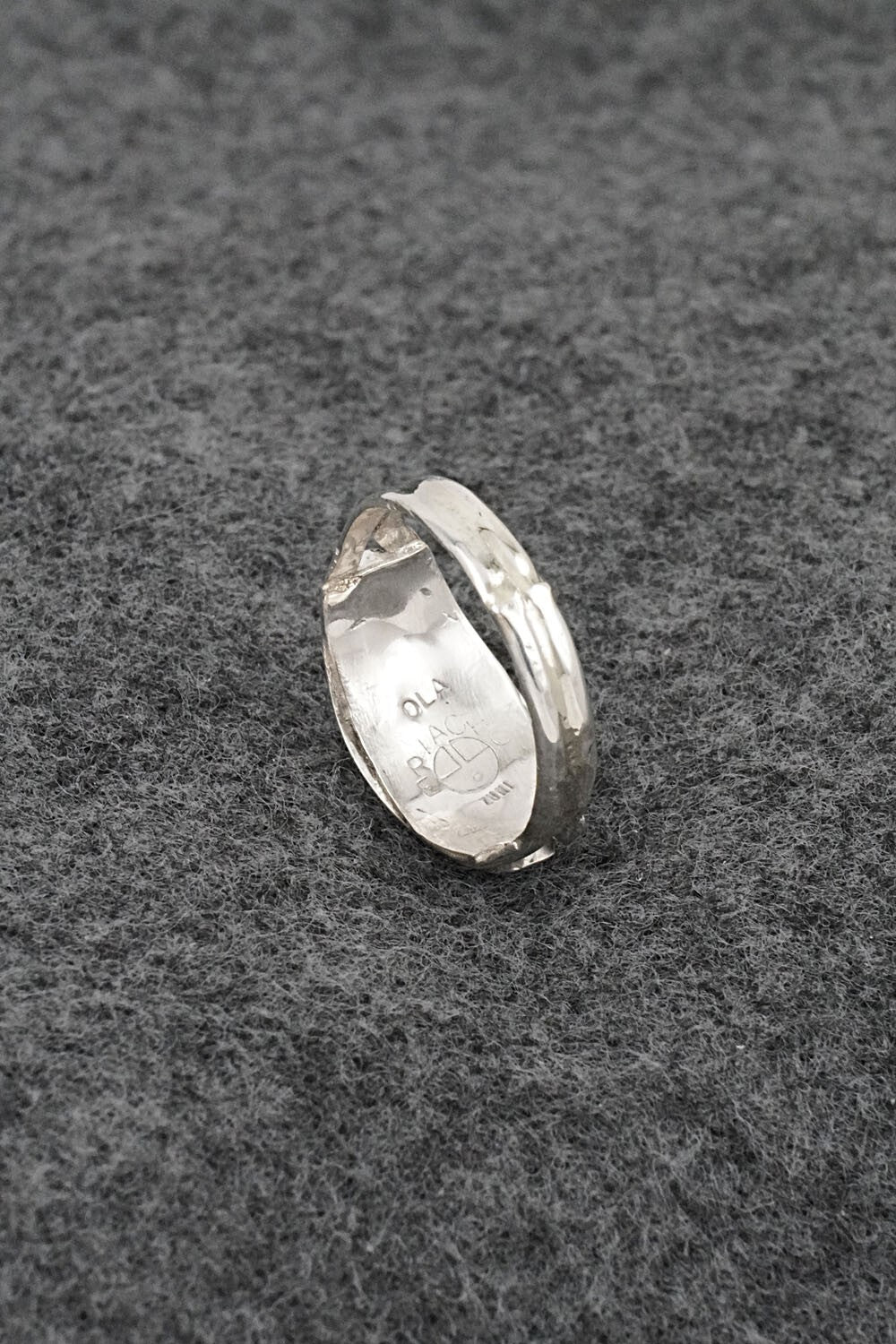 Multi-Stone & Sterling Silver Inlay Ring - Ola Eriacho - Size 6