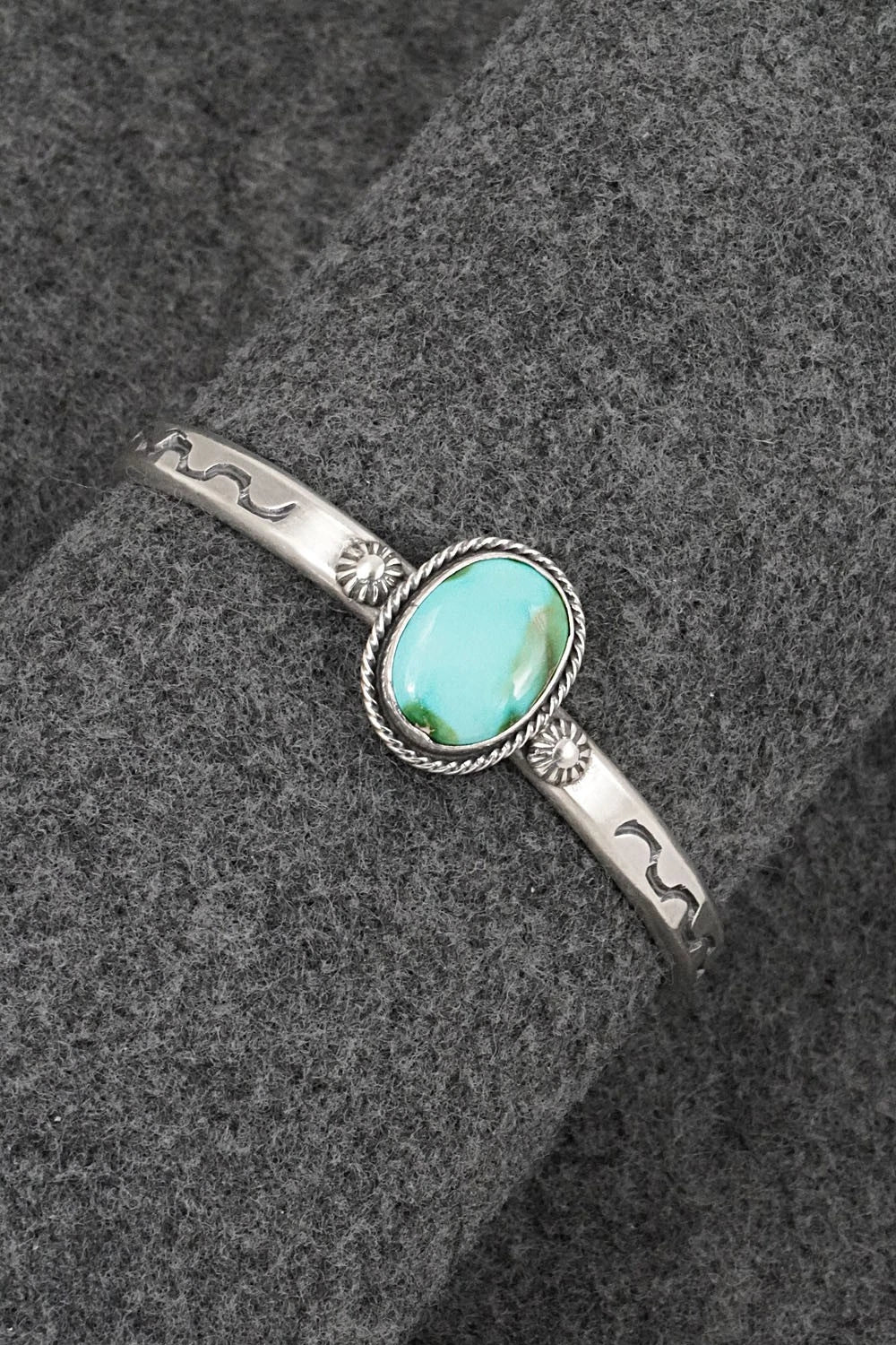 Turquoise & Sterling Silver Bracelet - Samuel Yellowhair