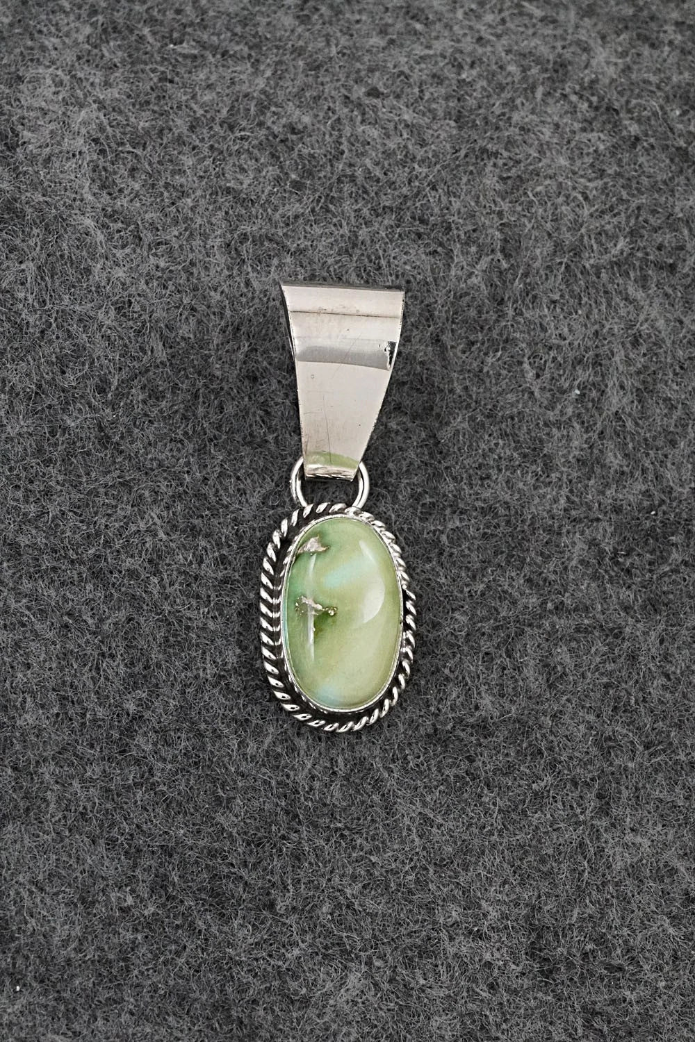 Turquoise & Sterling Silver Pendant - Rosemary Saunders
