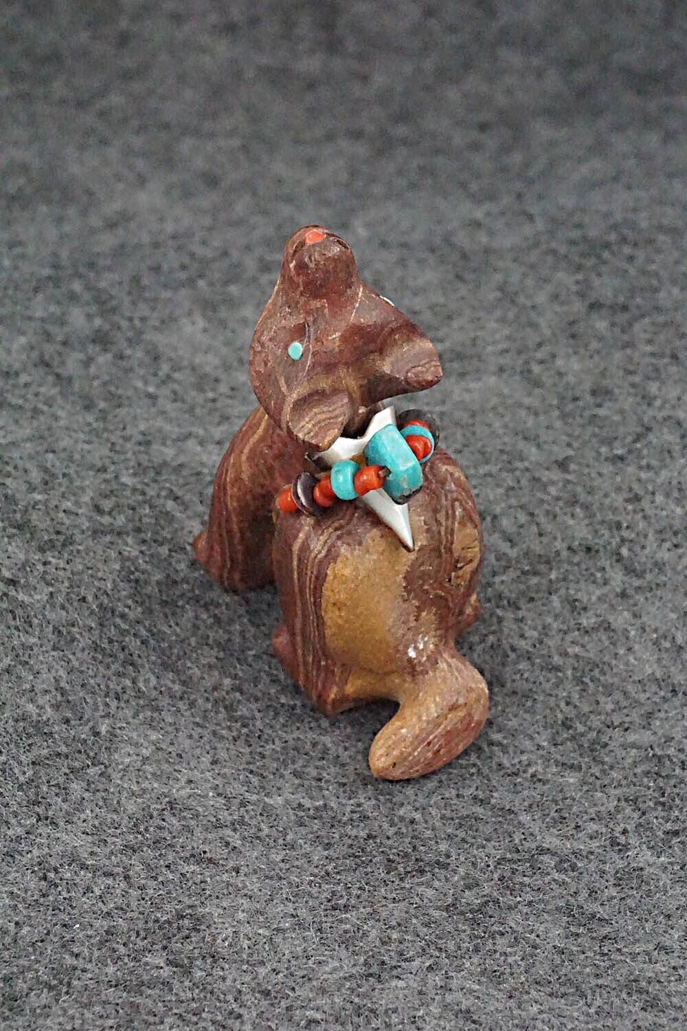 Wolf Zuni Fetish Carving - Douglas Martza