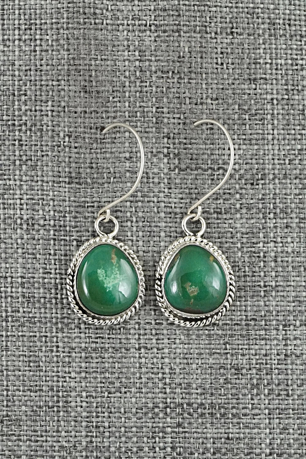 Turquoise & Sterling Silver Earrings - Rosemary Saunders
