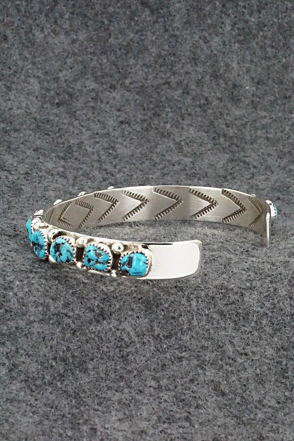 Turquoise & Sterling Silver Bracelet - Darlene Begay