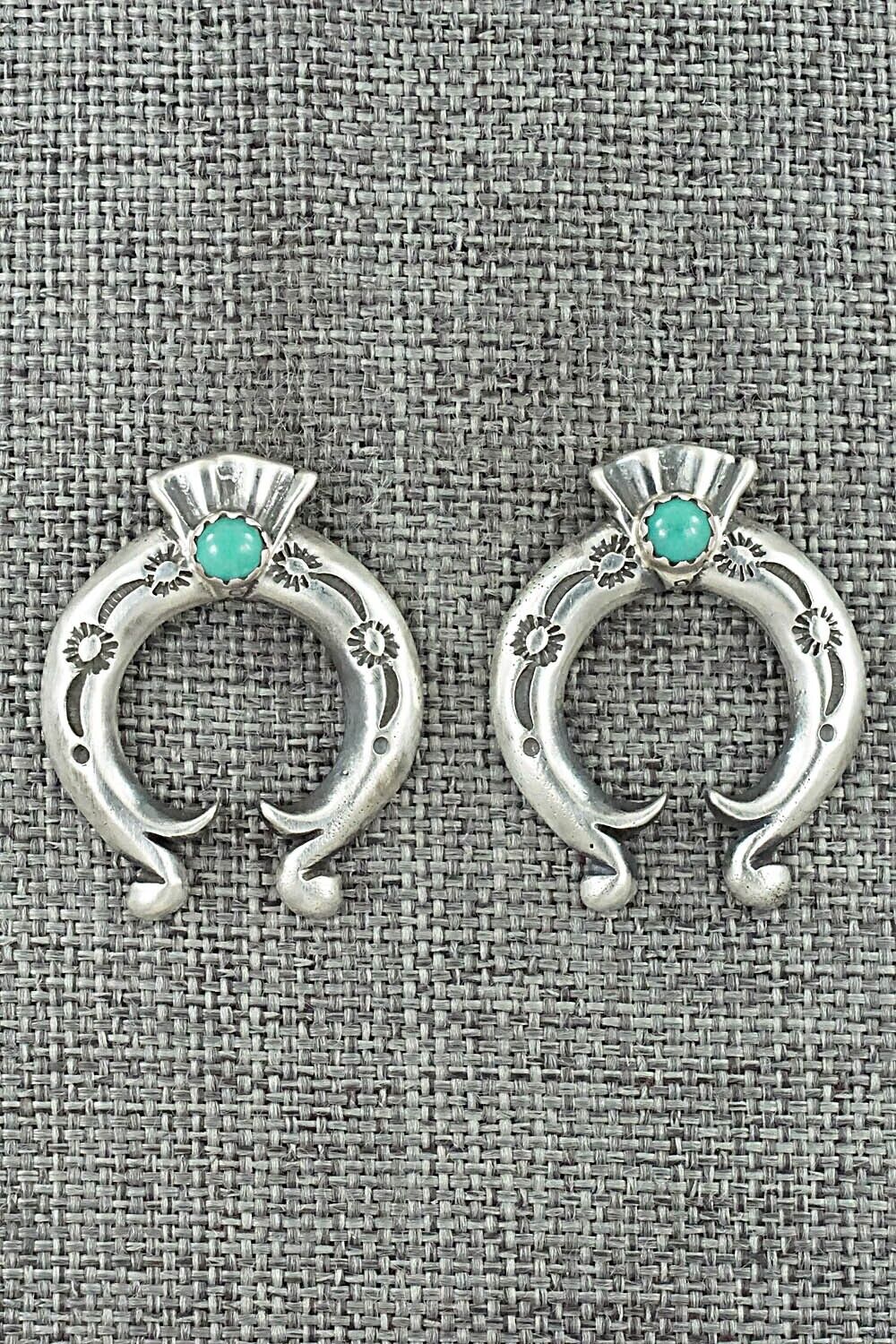 Turquoise & Sterling Silver Earrings - Paige Gordon