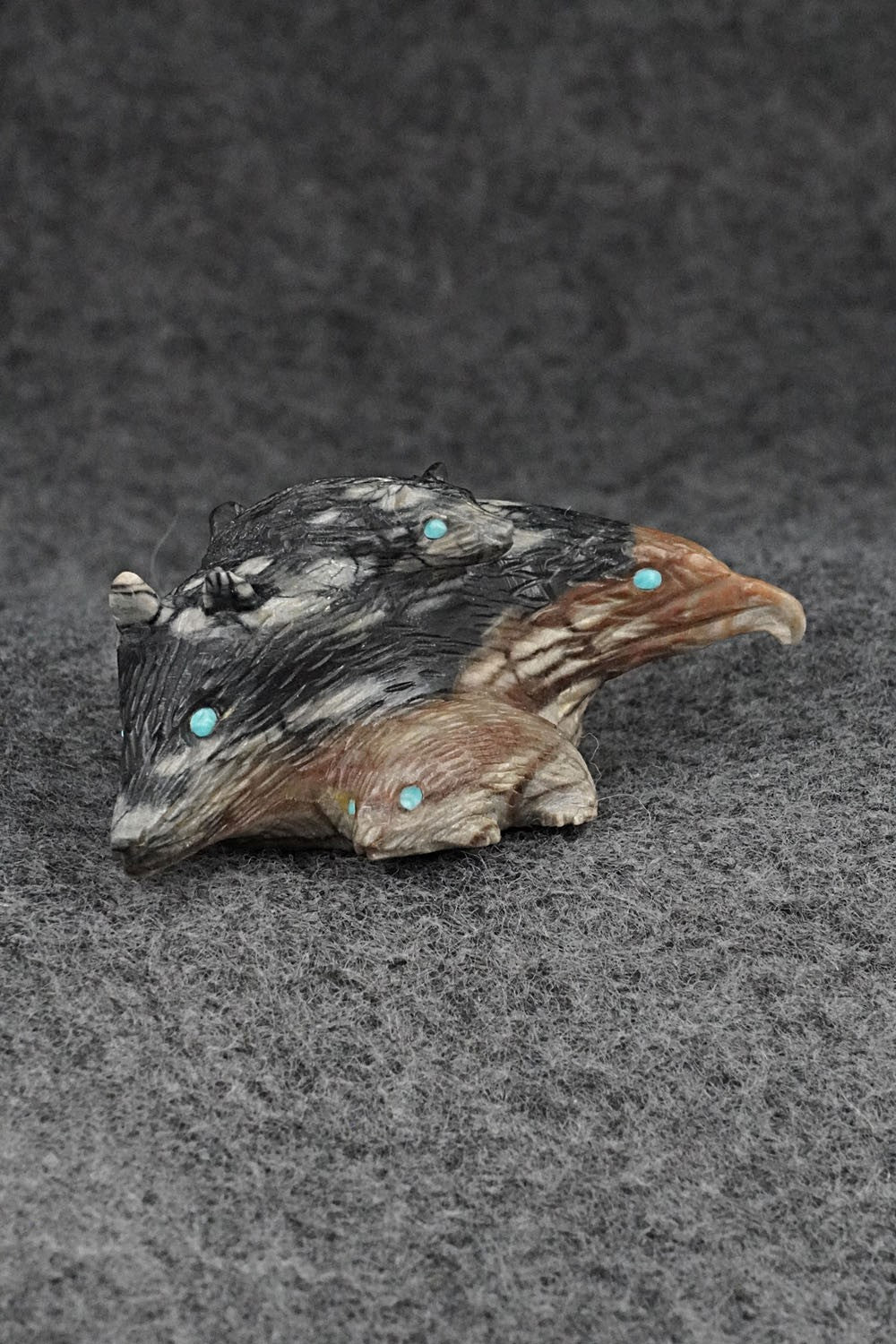 Six Directions Zuni Fetish Carving - Lance Cheama