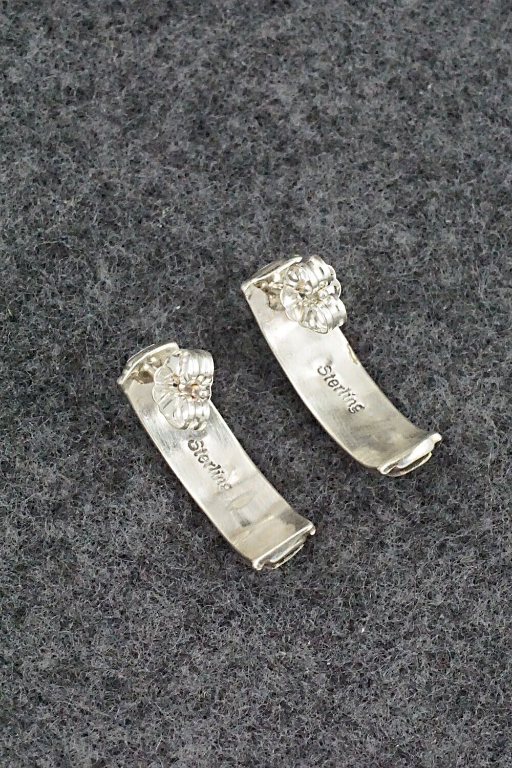 Opalite & Sterling Silver Earrings - Zenia Kylestewa