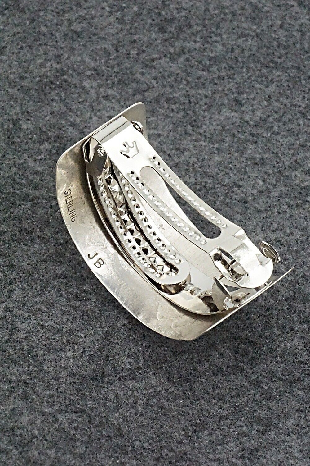 Turquoise & Sterling Silver Hair Barrette - Jolene Begay