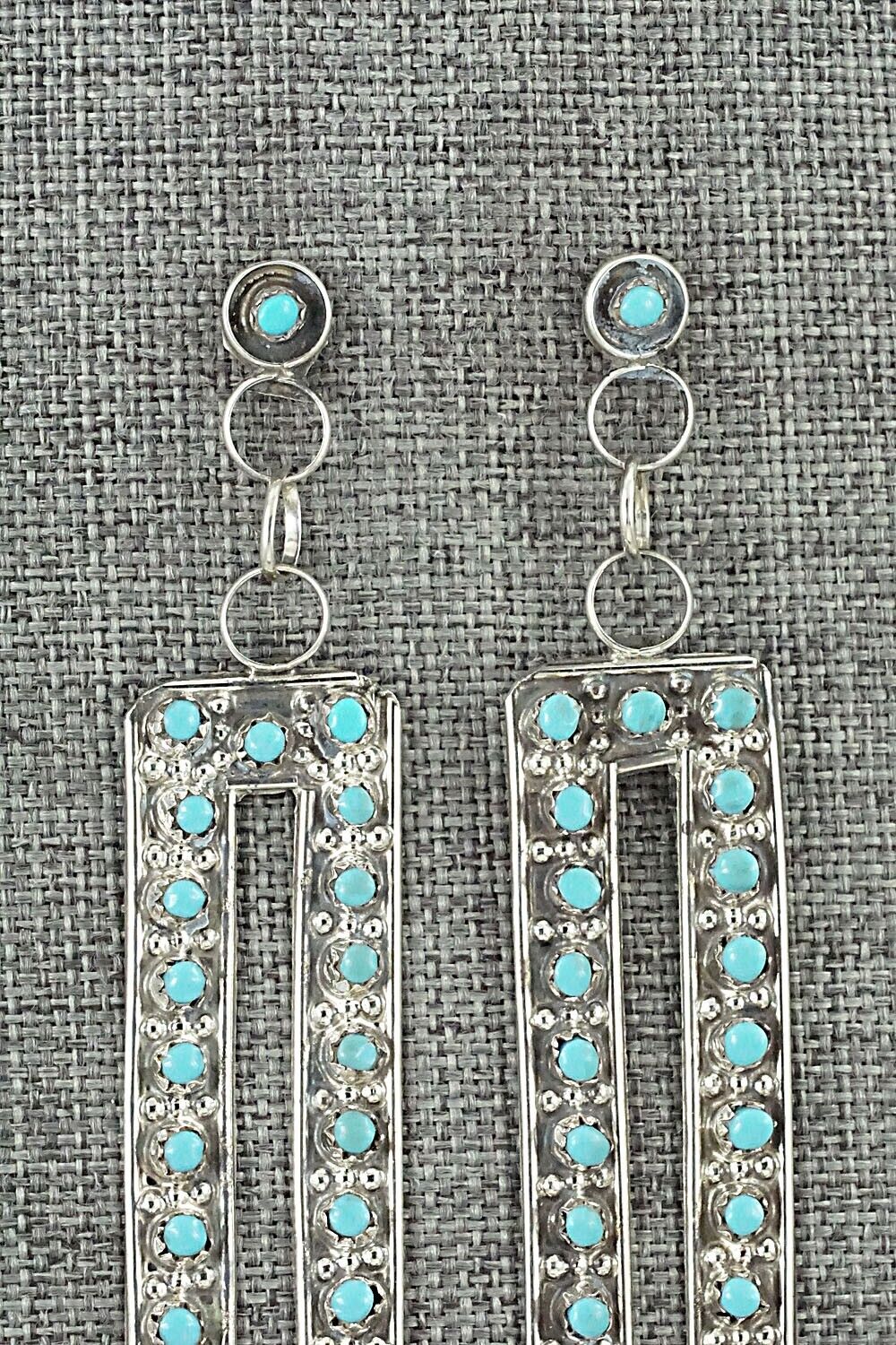 Turquoise & Sterling Silver Earrings - Joanne Cheama