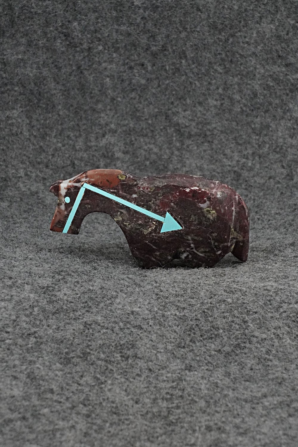 Horse Zuni Fetish Carving - Bernard Laiwakete