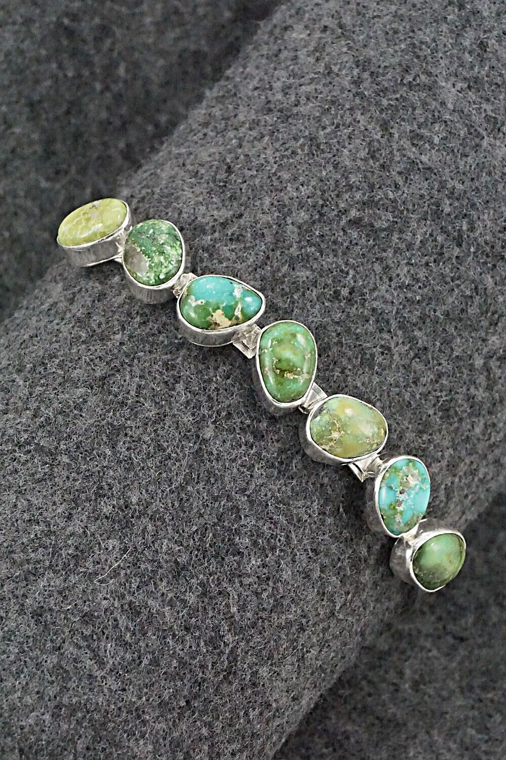 Turquoise & Sterling Silver Bracelet - Samuel Yellowhair