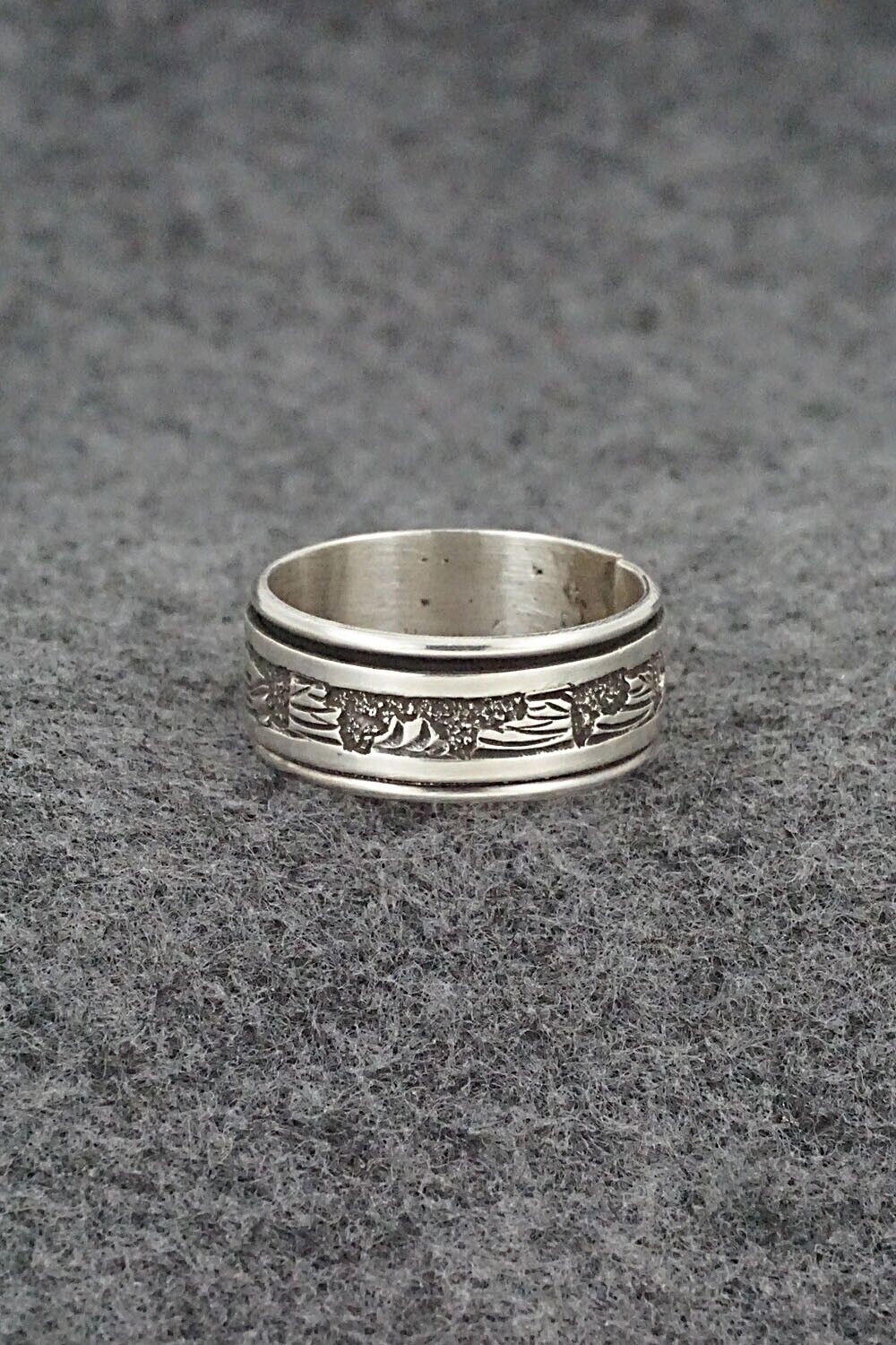 Sterling Silver Spinner Ring - Elaine Becenti - Size 10.75