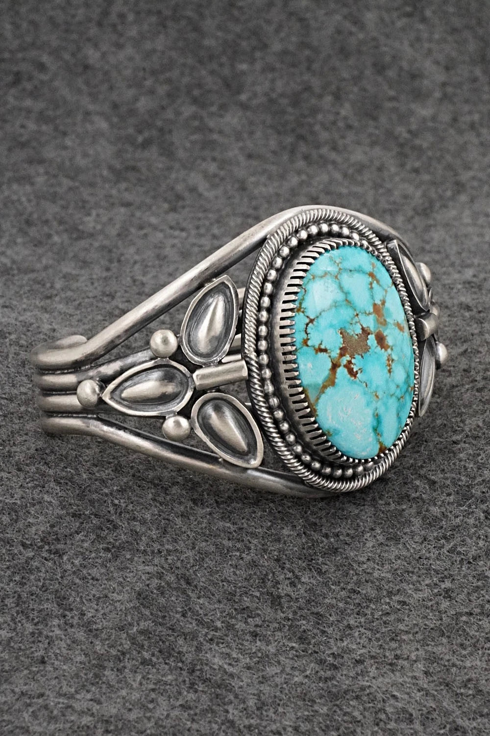 Turquoise & Sterling Silver Bracelet - Mark Yazzie
