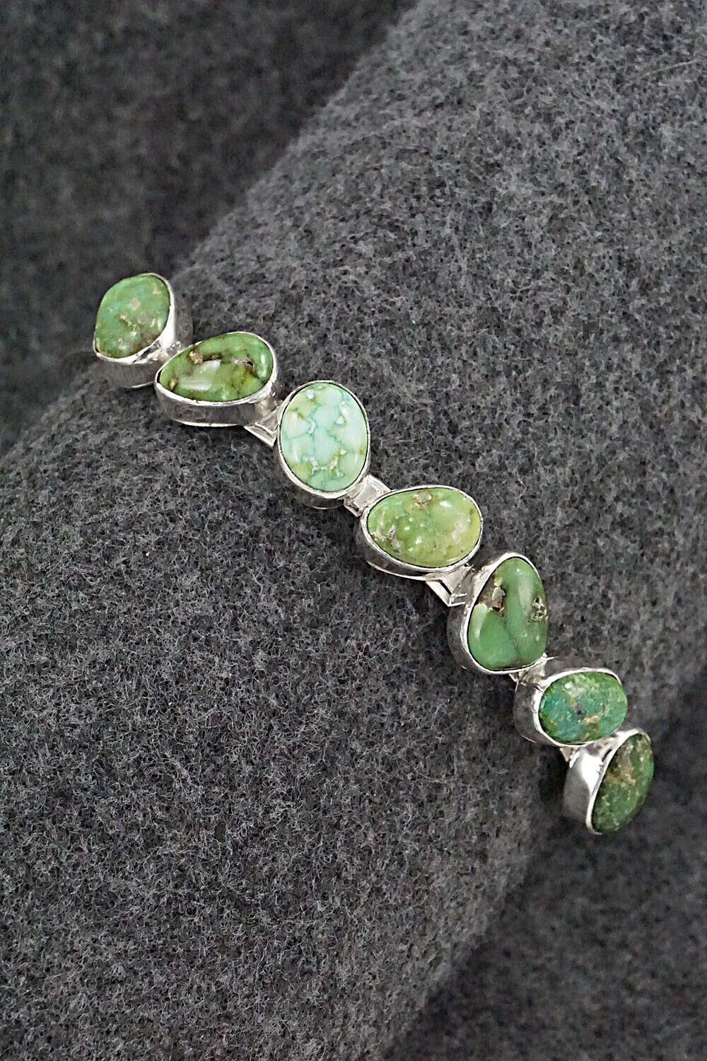 Turquoise & Sterling Silver Bracelet - Samuel Yellowhair