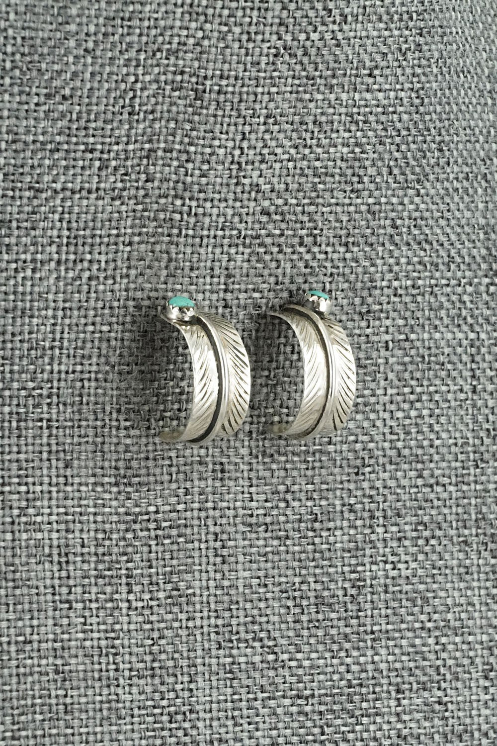 Turquoise & Sterling Silver Earrings - Aaron Davis