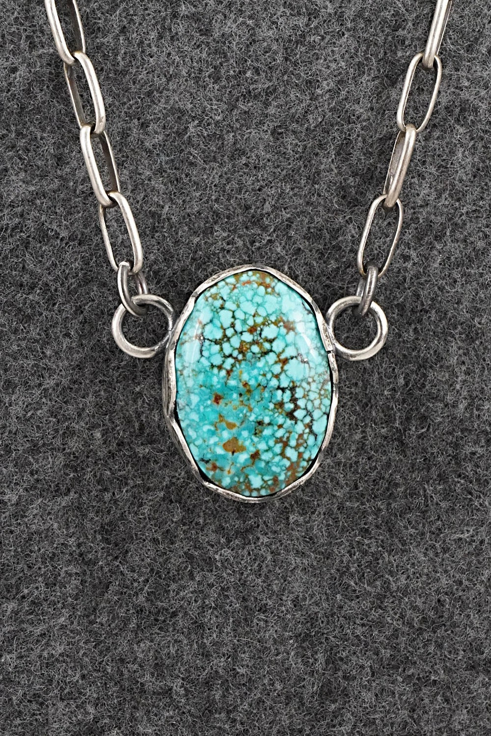 Turquoise & Sterling Silver Necklace - Randy Boyd