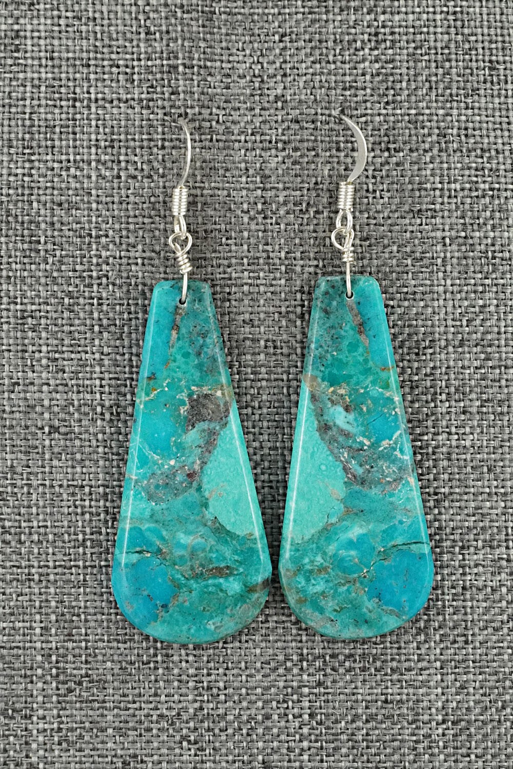 Turquoise & Sterling Silver Earrings - Tammy Nolcot
