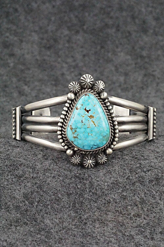 Turquoise & Sterling Silver Bracelet - Michael Calladitto