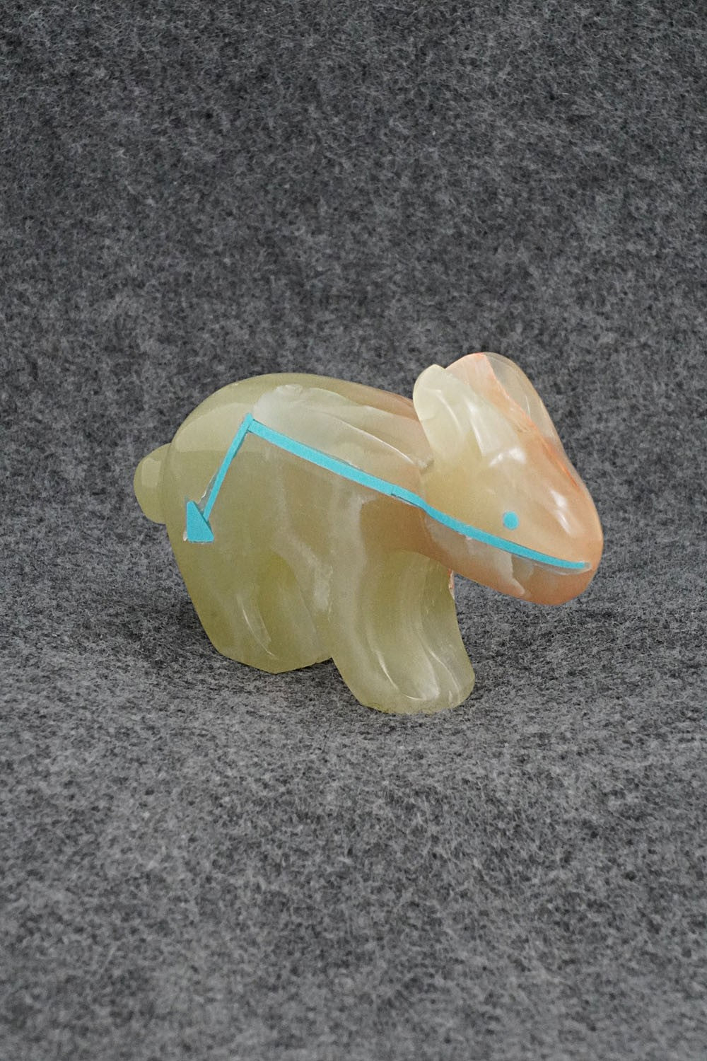 Rabbit Zuni Fetish Carving - Kenric Laiwakete