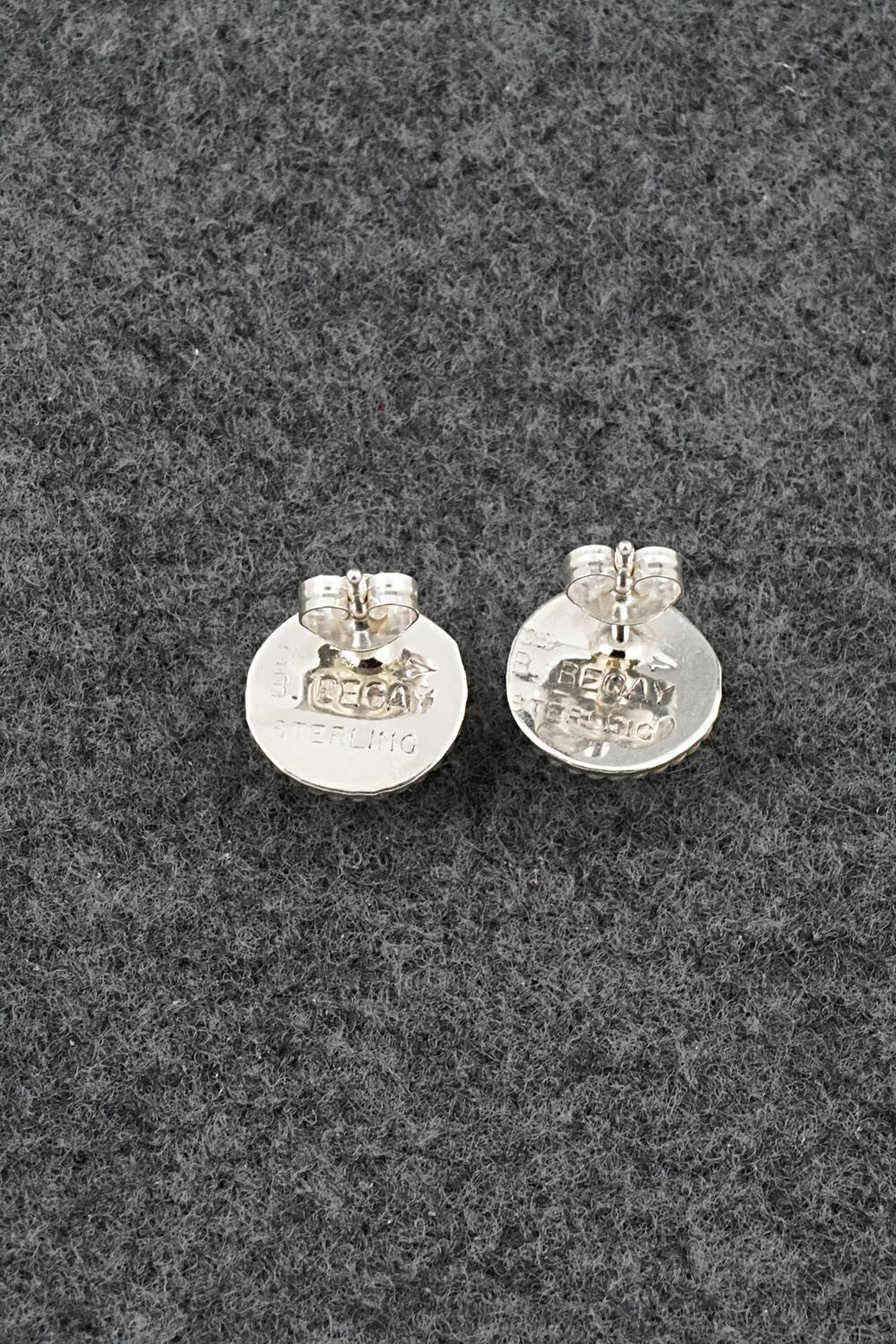 Turquoise & Sterling Silver Earrings - Byron Begay