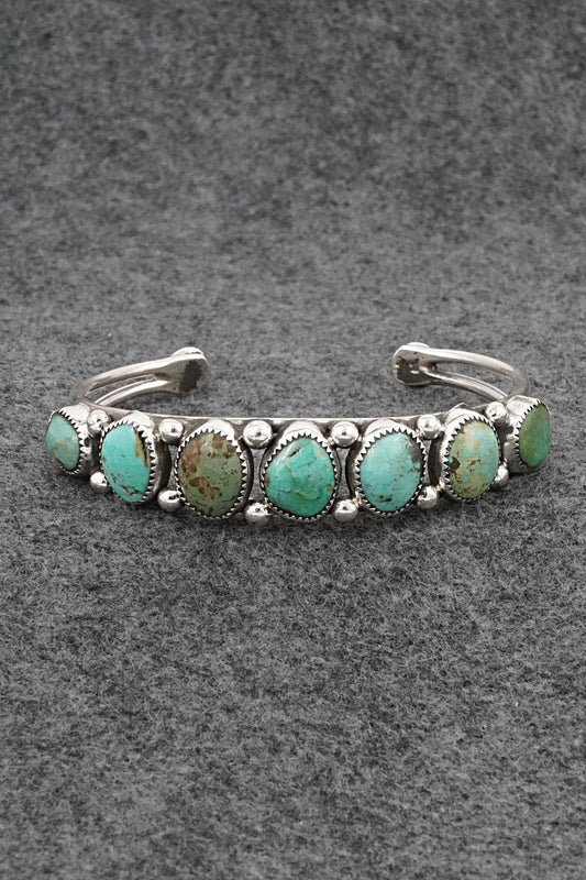 Turquoise & Sterling Silver Bracelet - Priscilla Reeder