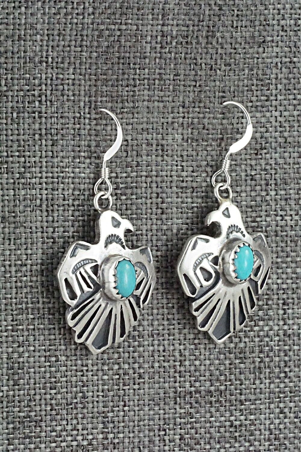 Turquoise & Sterling Silver Earrings - Paige Gordon