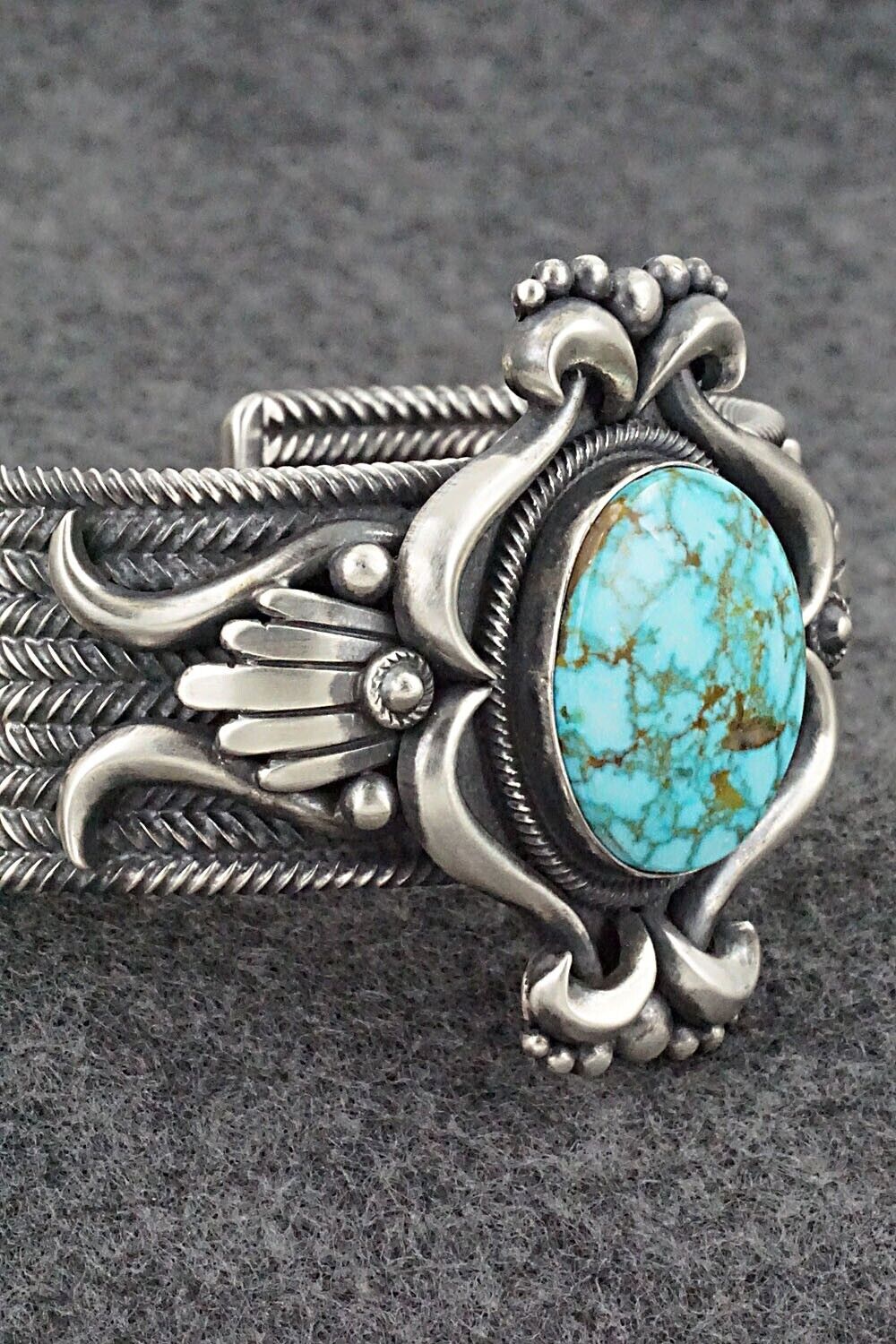 Turquoise & Sterling Silver Bracelet - Derrick Gordon
