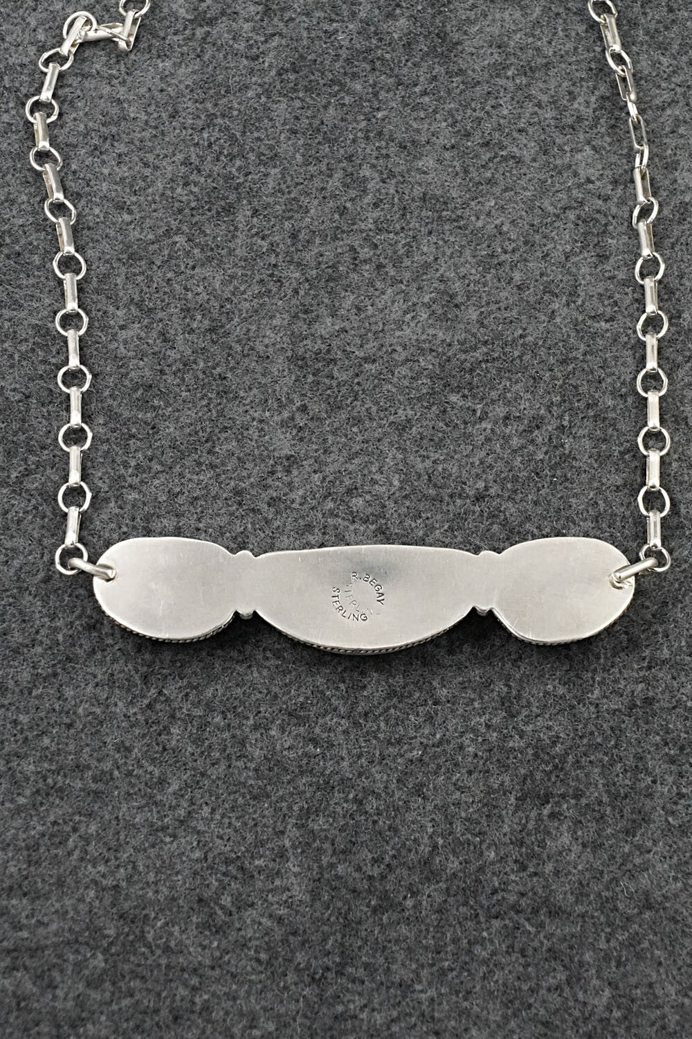 Turquoise & Sterling Silver Necklace - Rena Begay