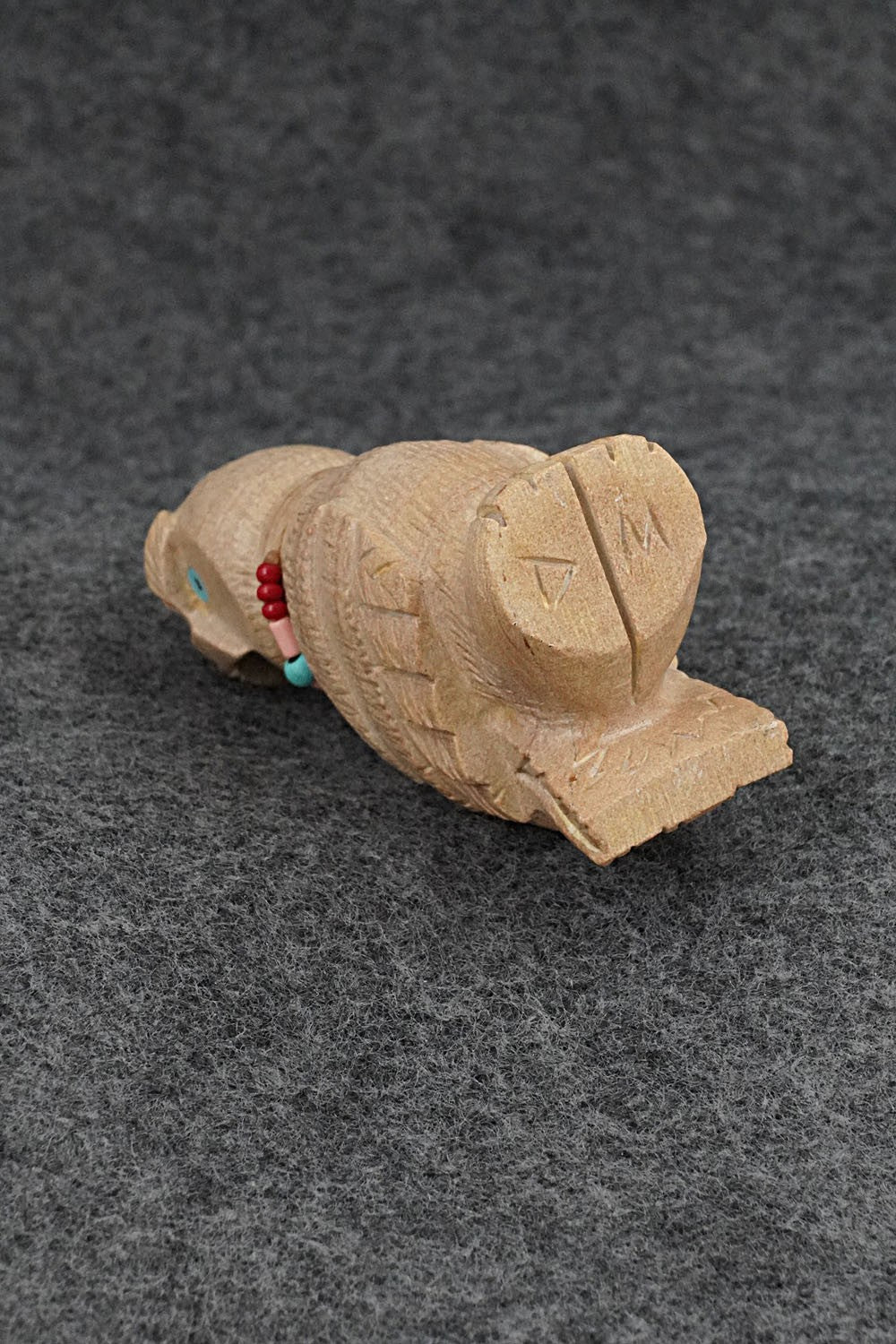 Owl Zuni Fetish Carving - Douglas Martza