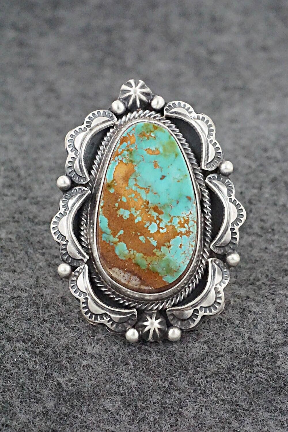 Turquoise & Sterling Silver Ring - Randy Boyd - Size 7.5