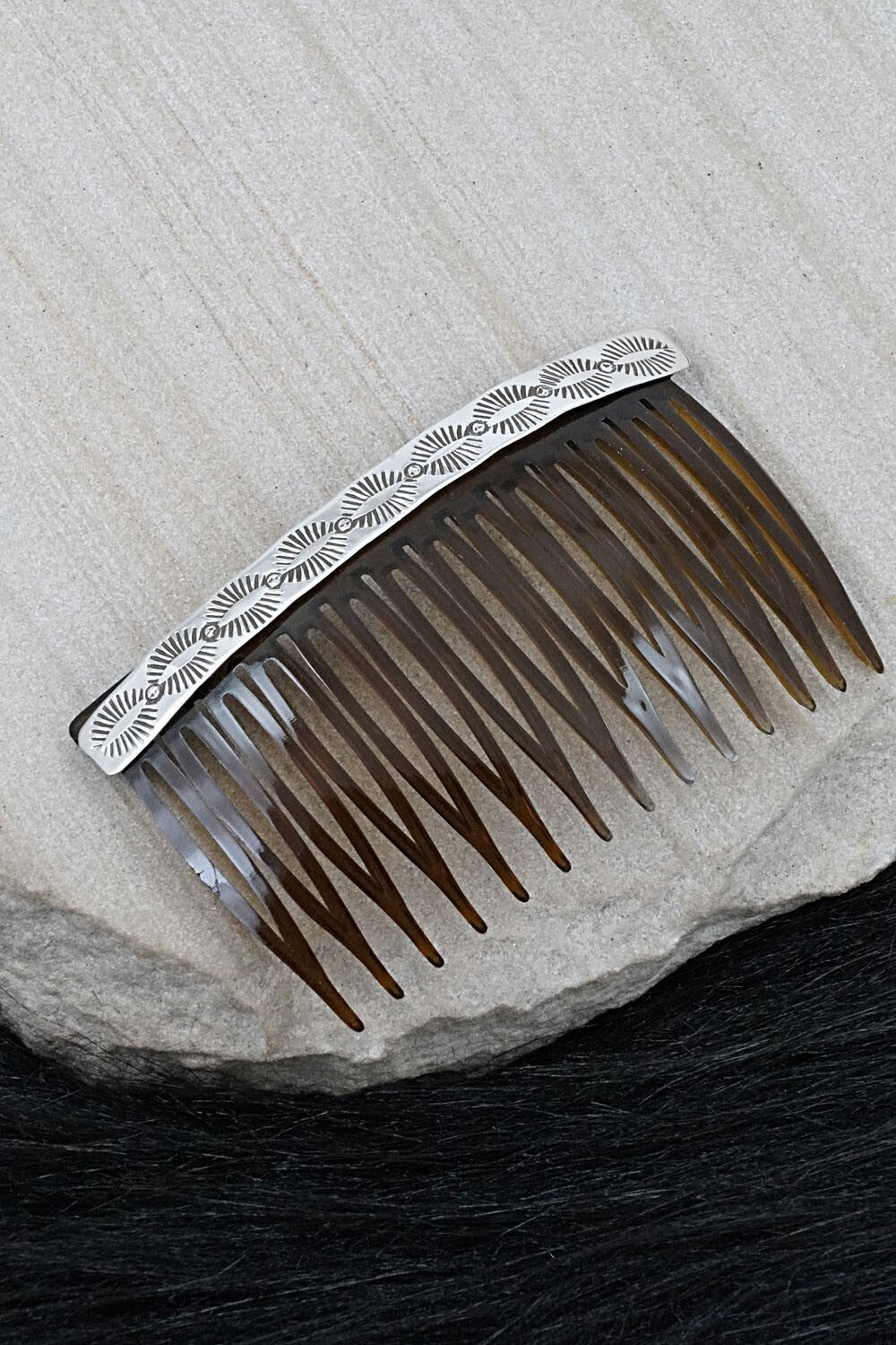 Sterling Silver Hair Combs - Bertha Begay