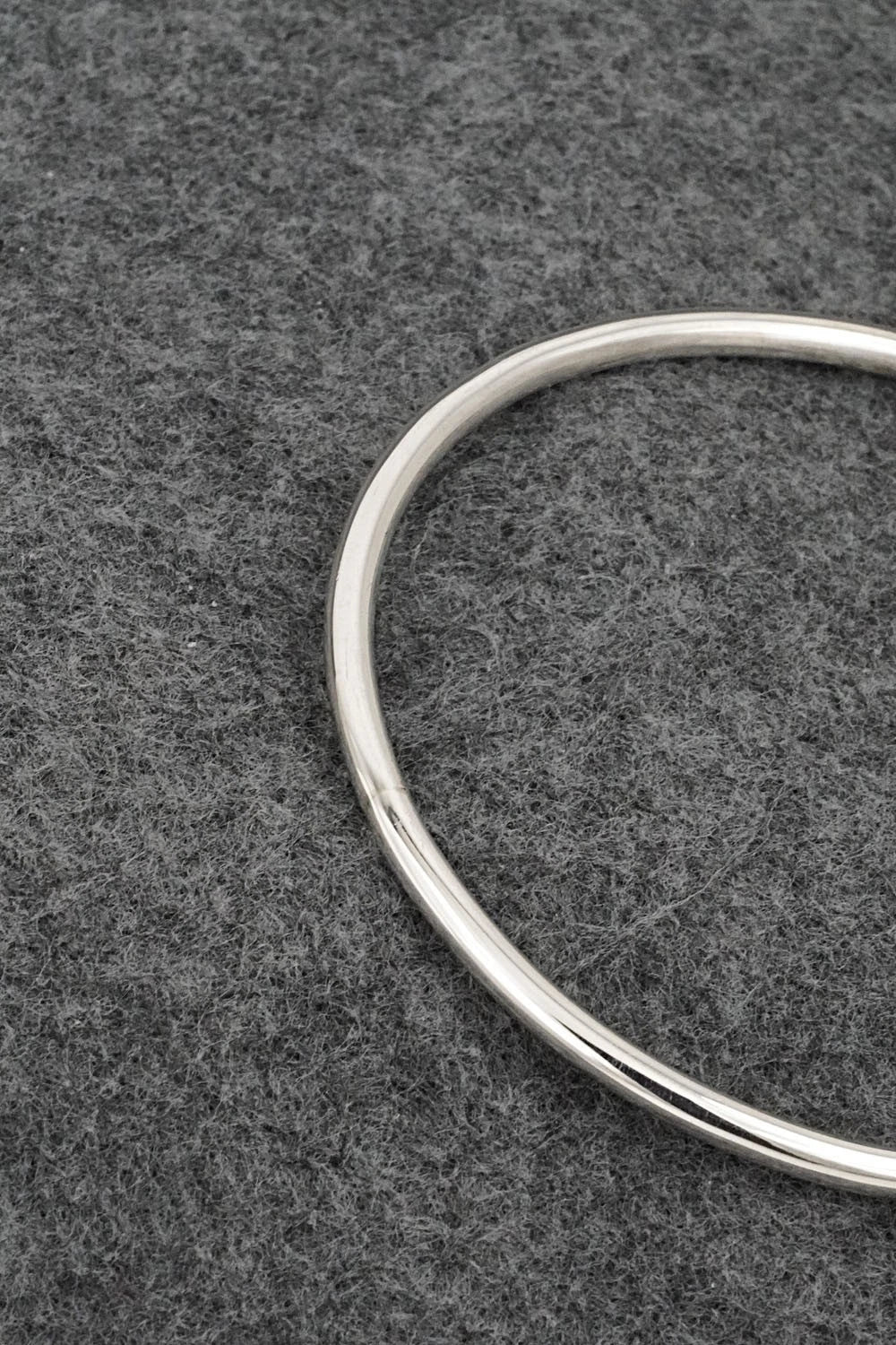 Sterling Silver Bangle Bracelet - Elaine Tahe