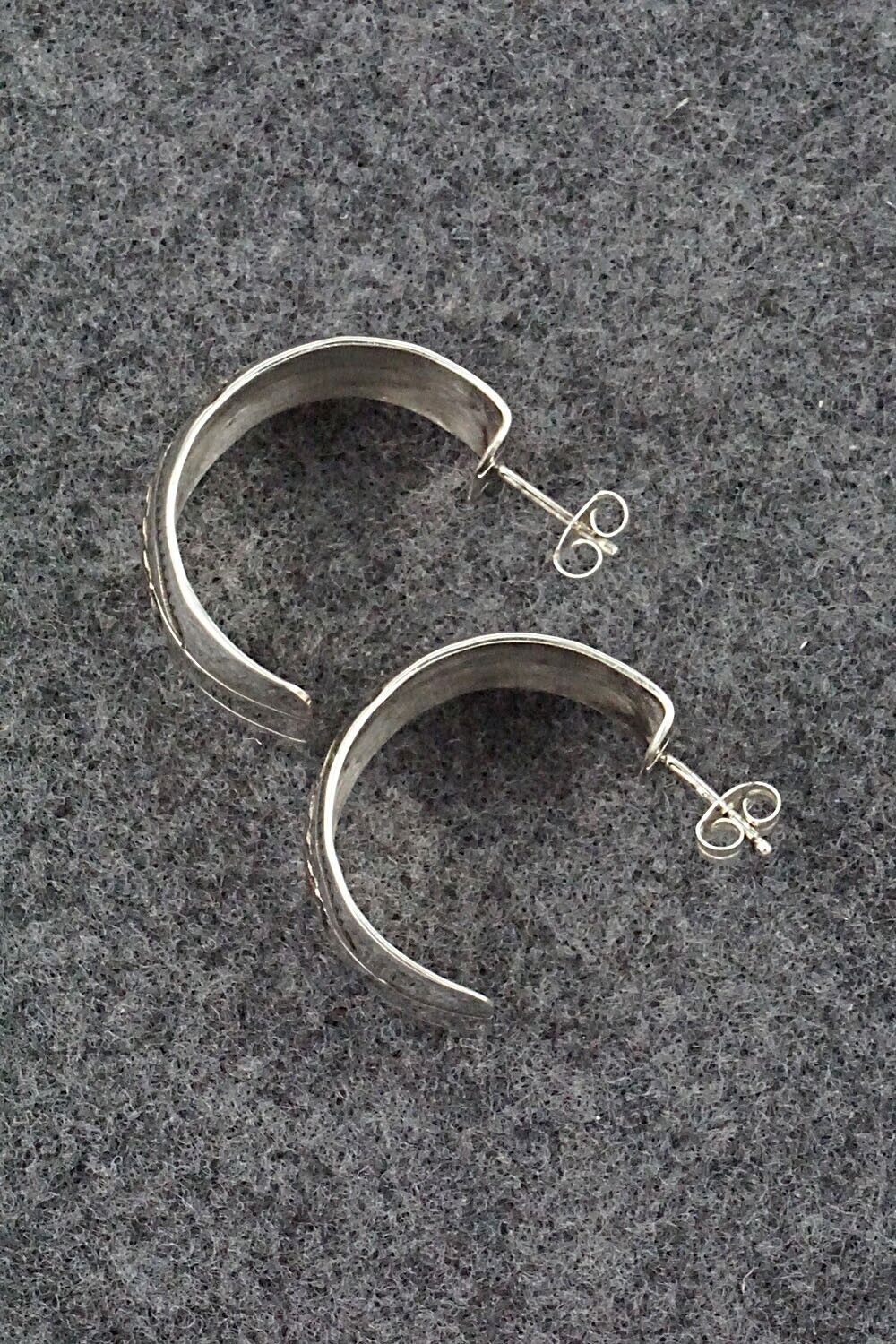 Sterling Silver & Gold Fill Hoop Earrings - Bruce Morgan