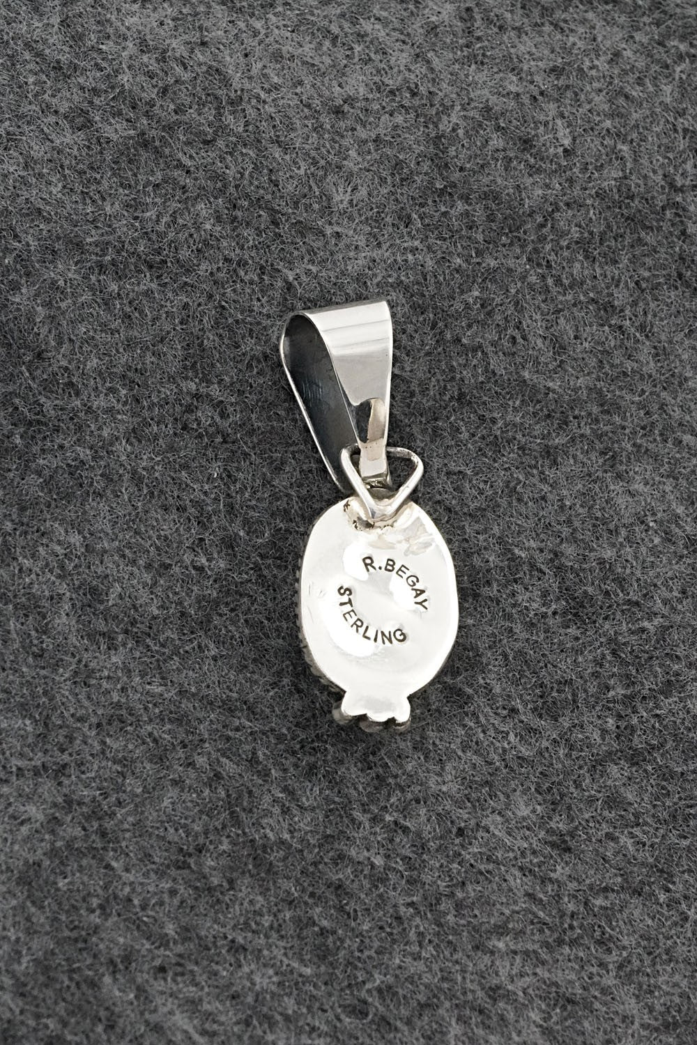 Turquoise & Sterling Silver Pendant - Rena Begay