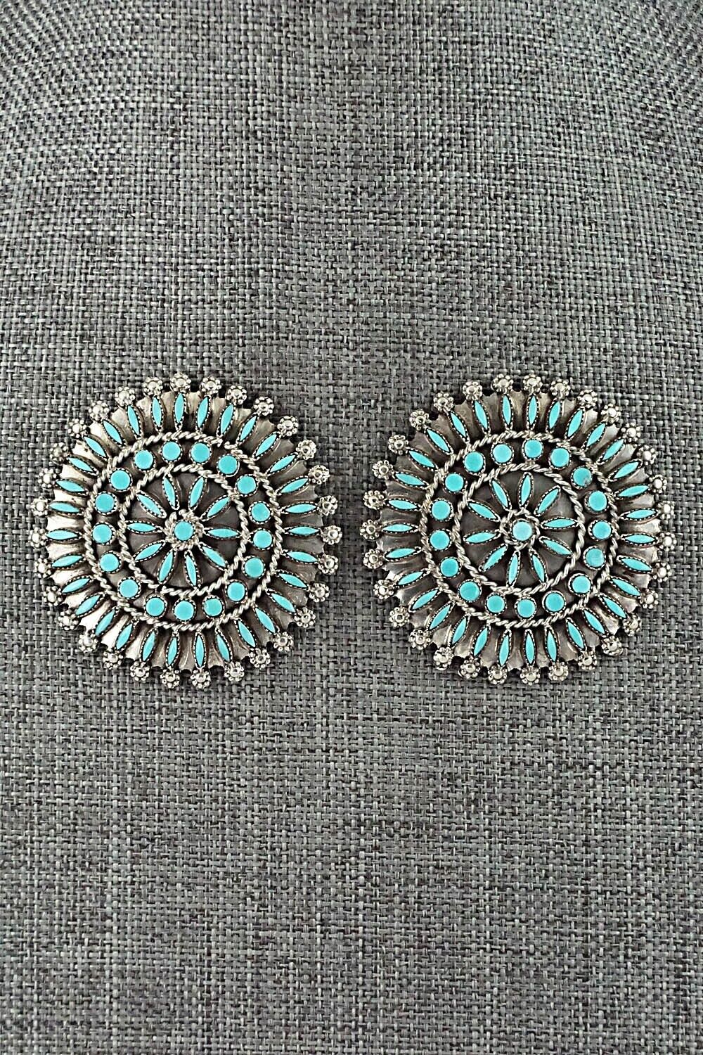Turquoise & Sterling Silver Necklace Set - Merlinda Chavez