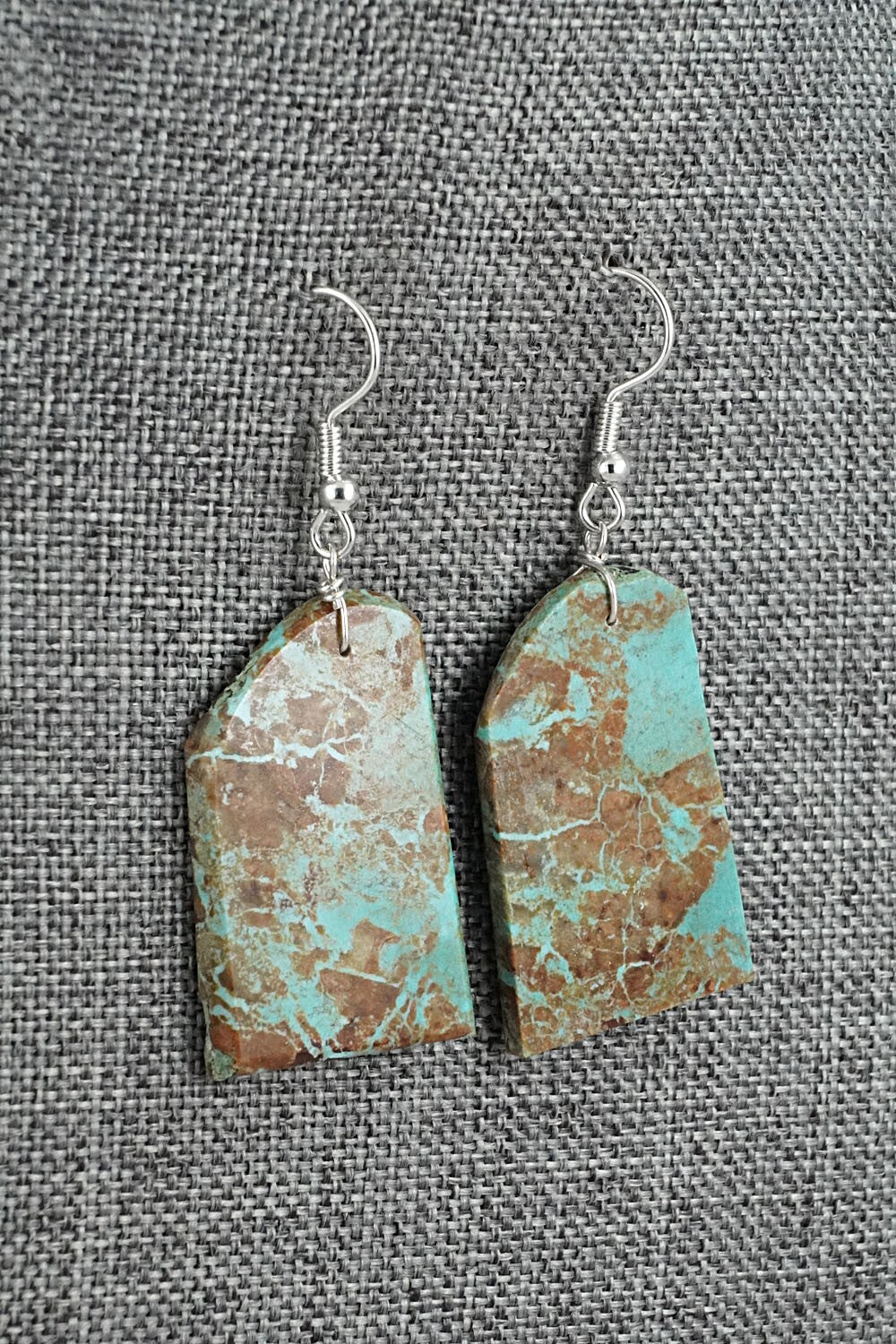 Turquoise & Sterling Silver Earrings - Tammy Nolcot