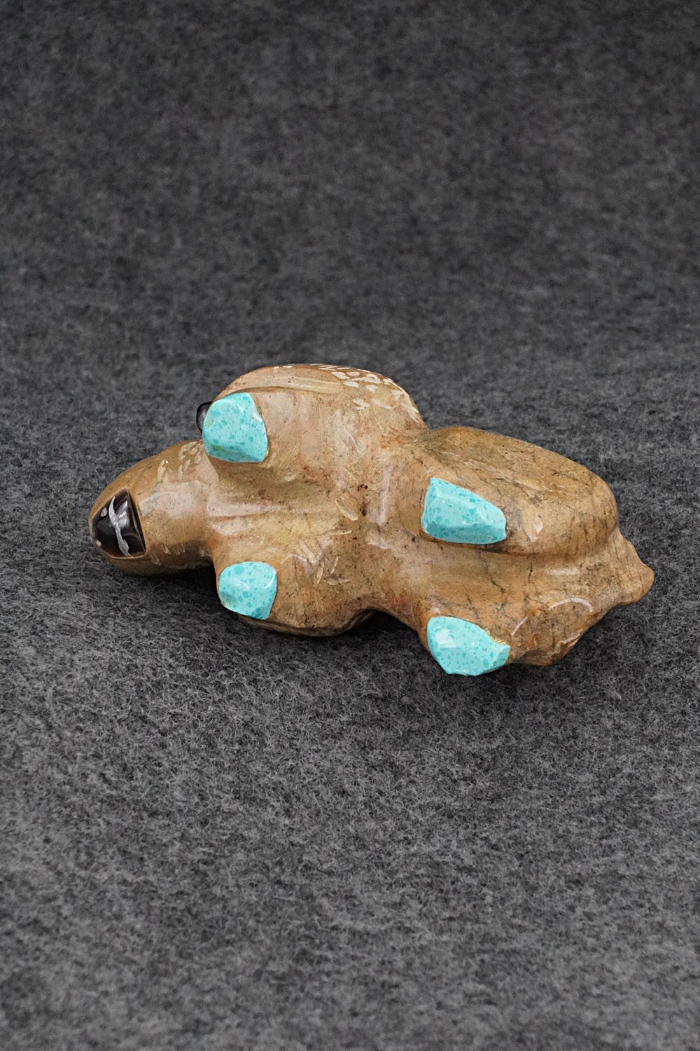 Buffalo Zuni Fetish Carving - Freddie Leekya